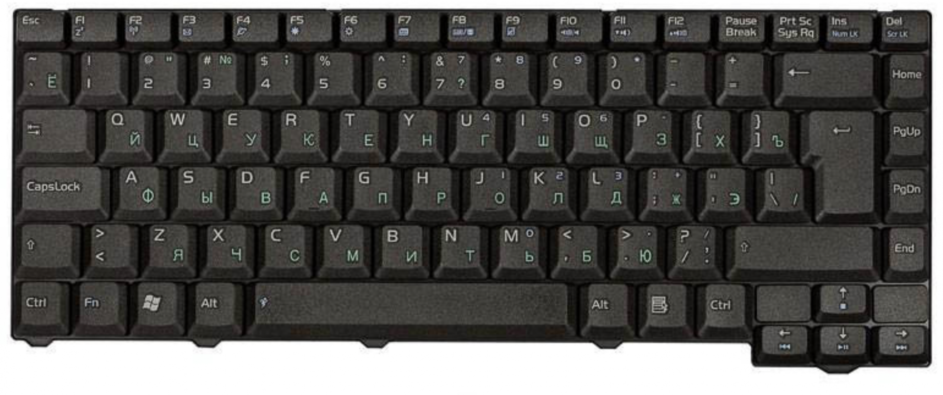 Клавиатура ASUS F2 28pin, OEM