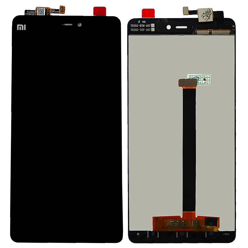 Дисплей Xiaomi Mi 4S + тачскрин черный (матрица orig)