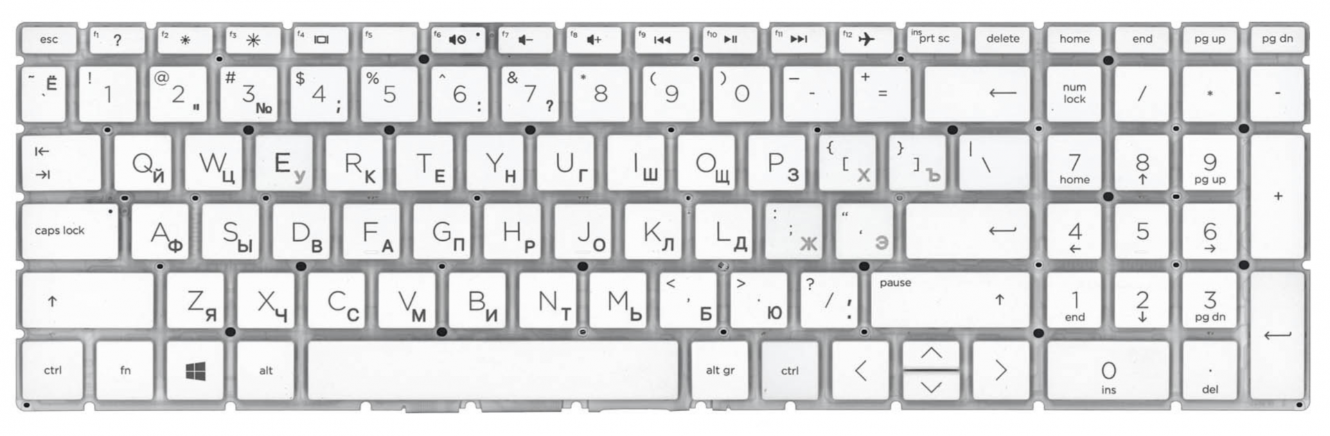 Клавиатура HP 15-da OEM