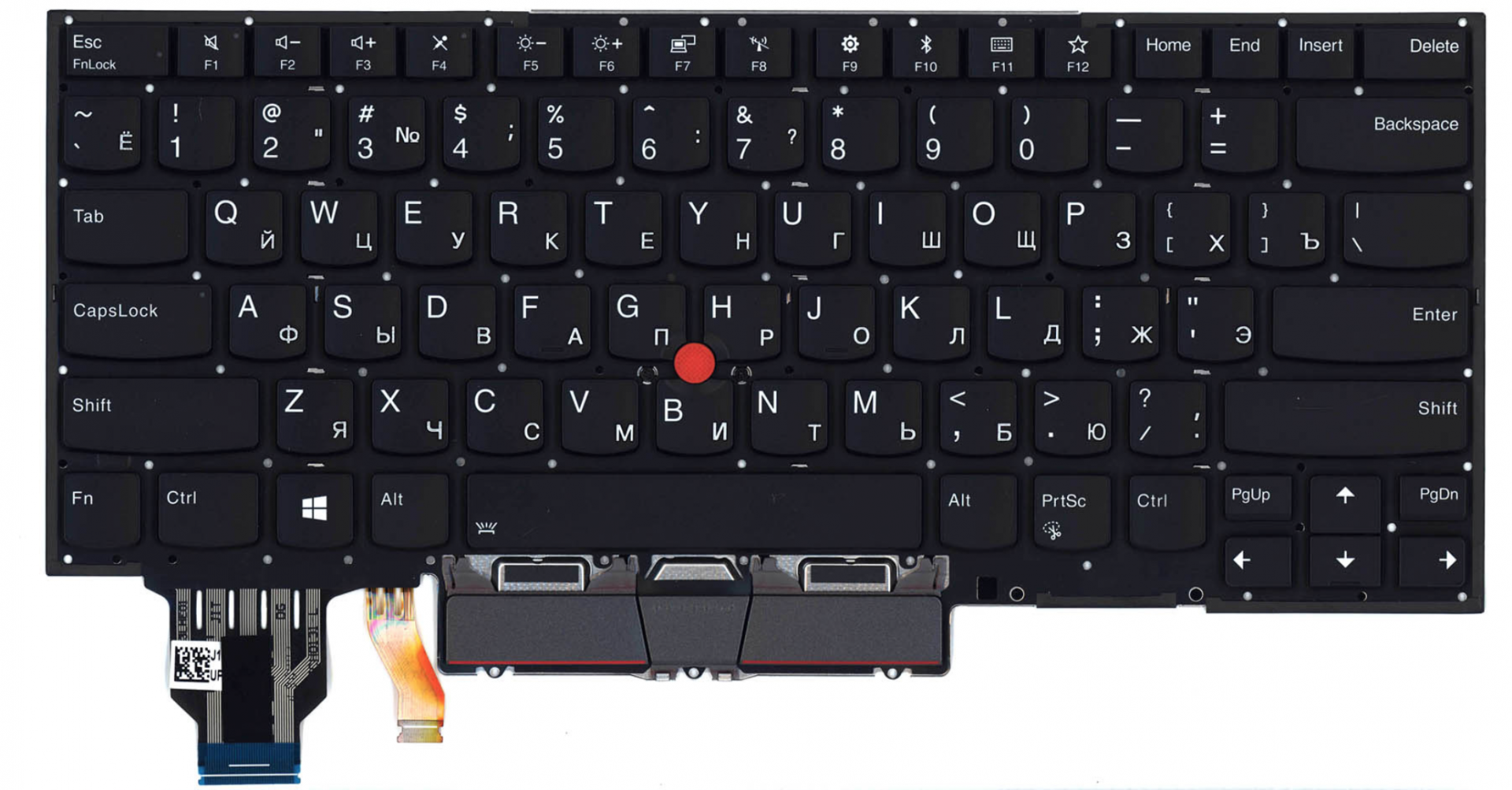 Клавиатура Lenovo ThinkPad X1 Yoga 4th Gen, 2019 с подсветкой, OEM