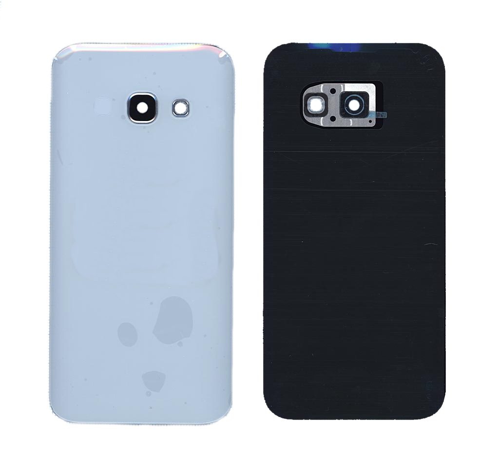 Задняя крышка для Samsung A320 Galaxy A3 (2017) синяя