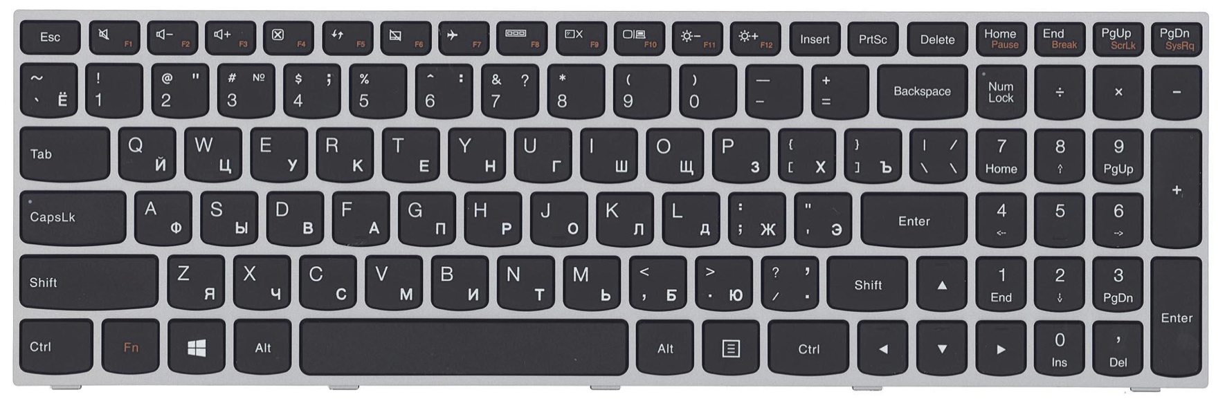 Клавиатура Lenovo IdeaPad Flex B50-45 OEM