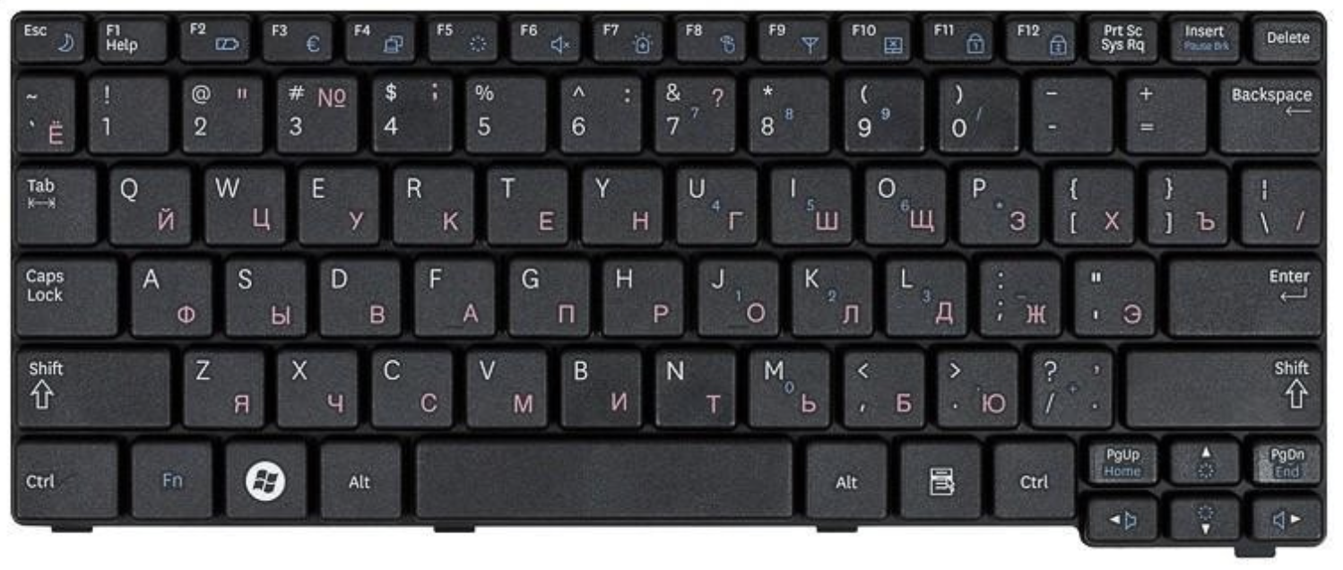 Клавиатура Samsung NB20 OEM