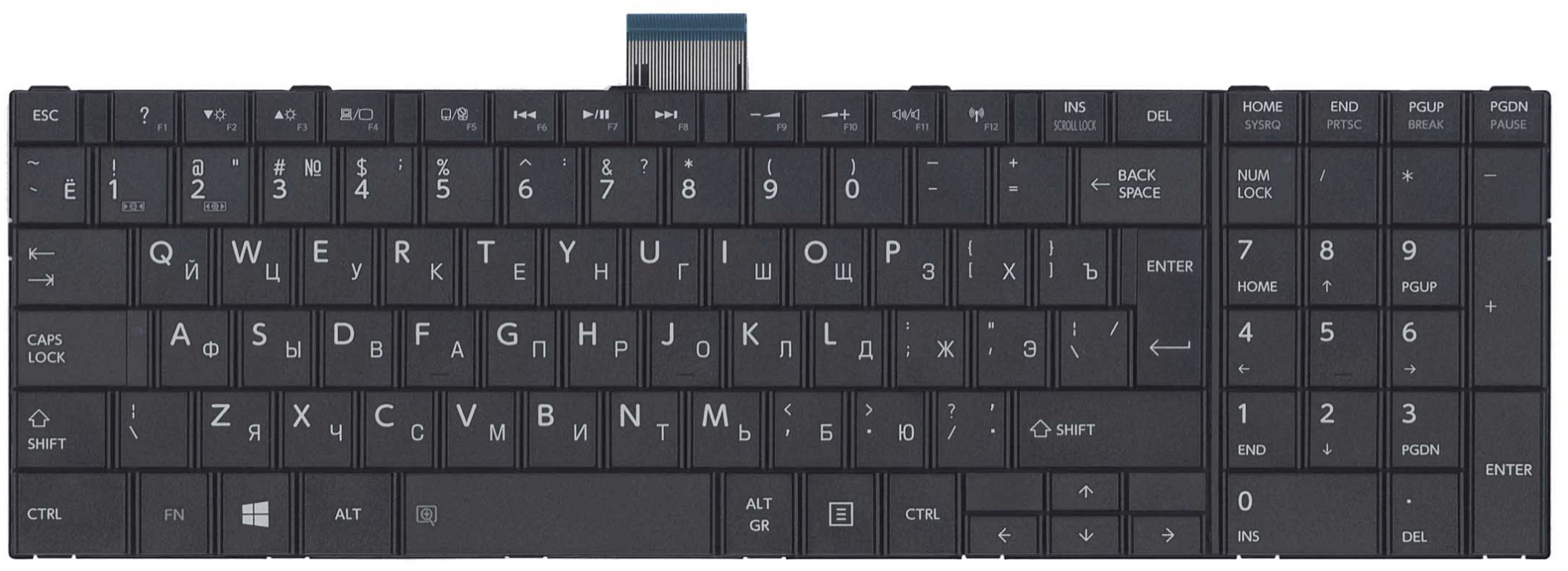 Клавиатура Toshiba Satellite C50-A OEM