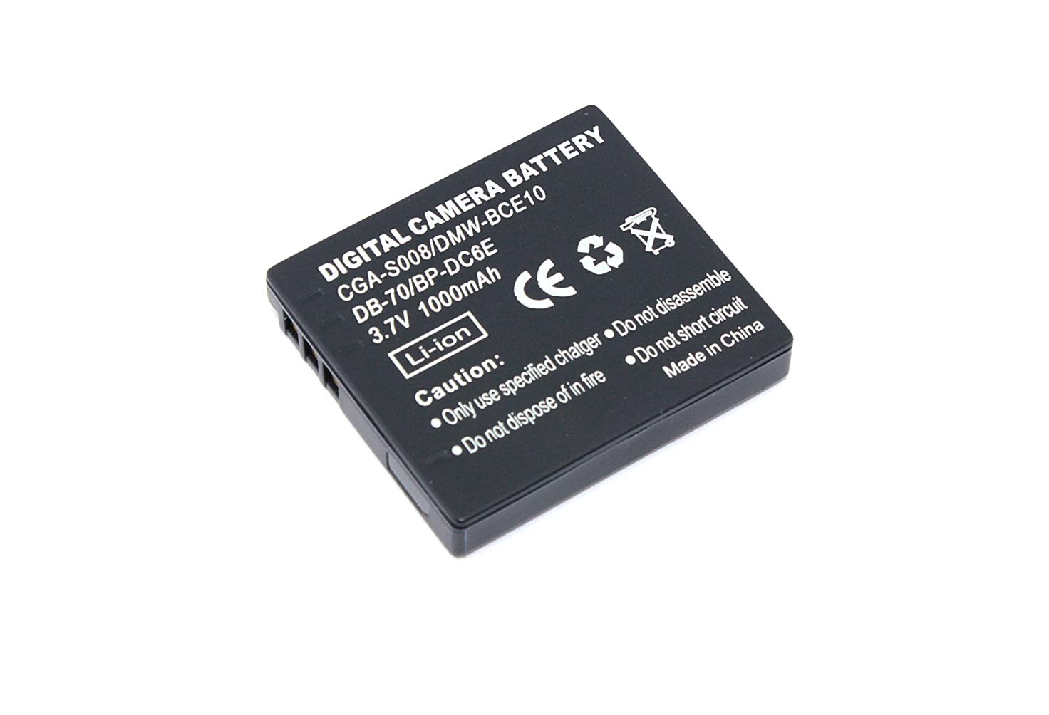 Аккумуляторная батарея для фотоаппарата Panasonic HM (DMW-BCE10) 3,7V 1000mAh