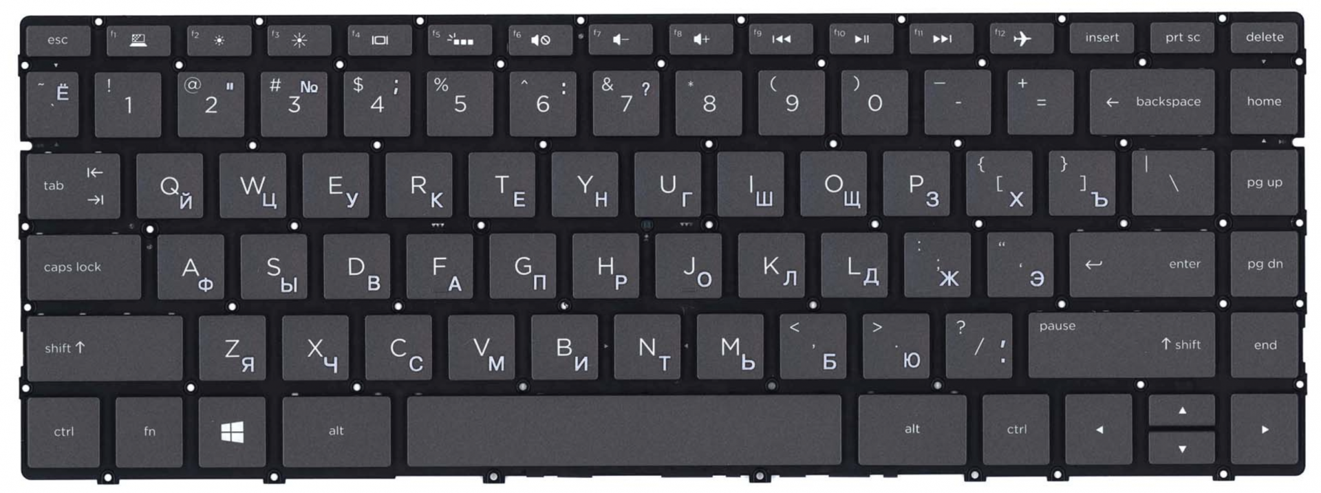 Клавиатура HP Envy 13-AD с подсветкой, OEM