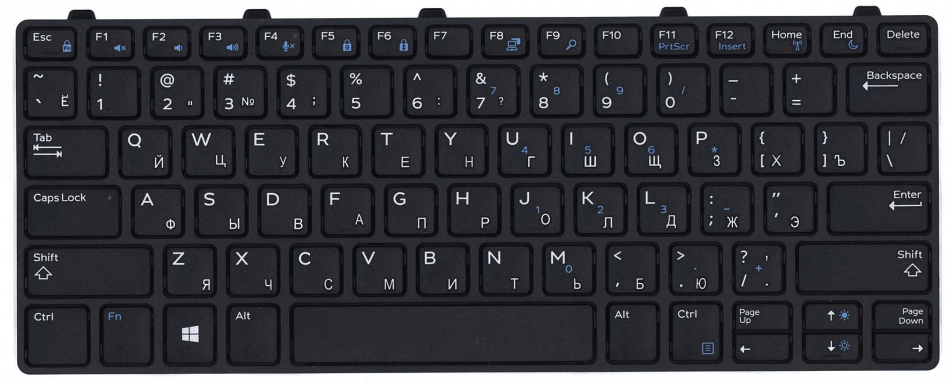 Клавиатура Dell Latitude 13 3380 OEM