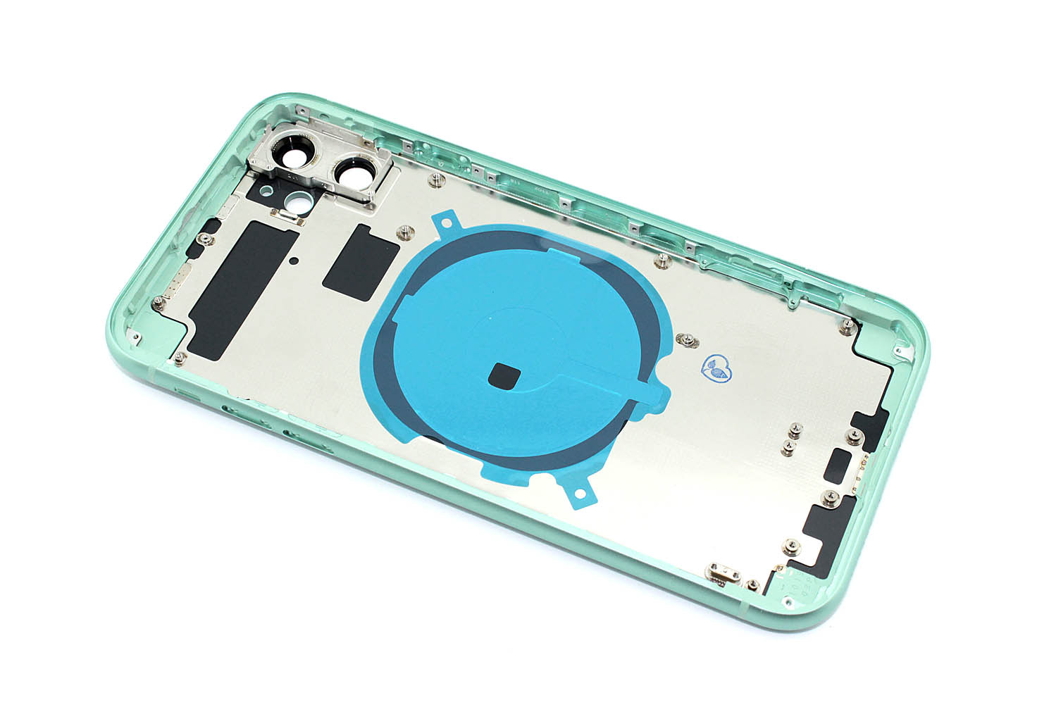 Задняя крышка (корпус) в сборе с рамкой для Apple iPhone 11, зеленая