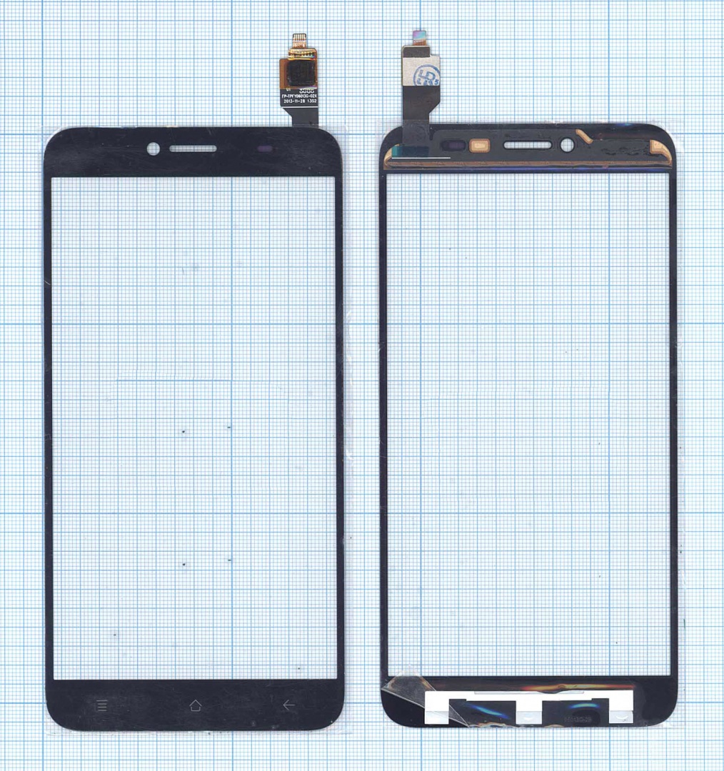 Сенсорное стекло (тачскрин) для Explay Diamond черное
