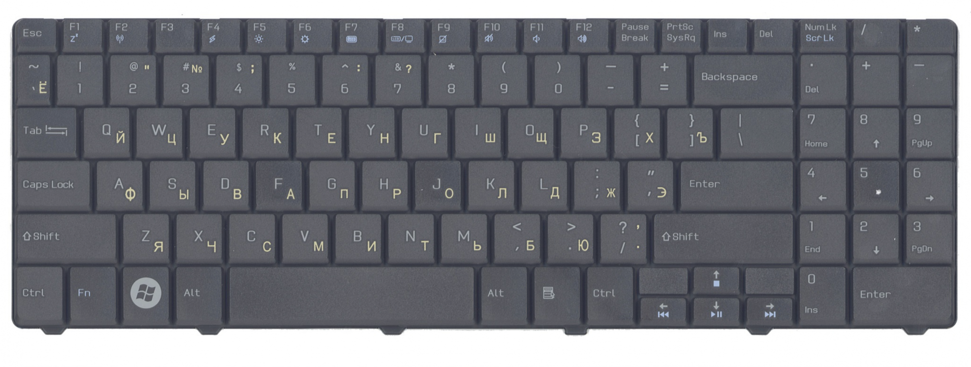 Клавиатура MSI A6400 OEM