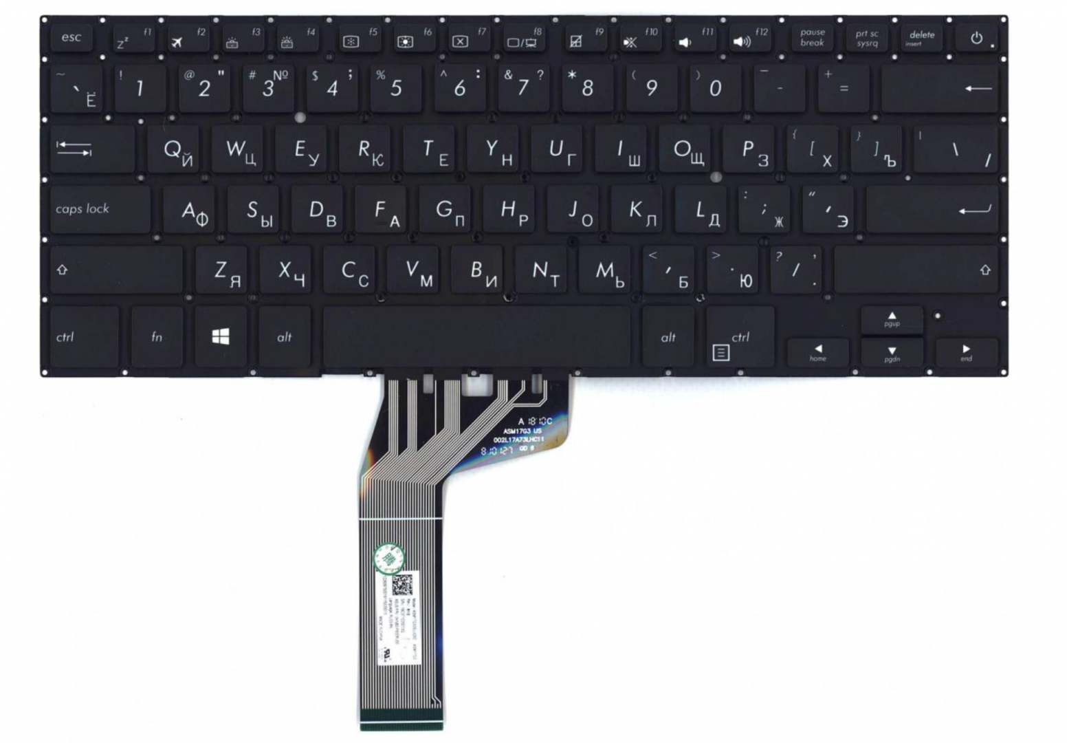 Клавиатура Asus Vivobook S14 X411UN с подсветкой, OEM