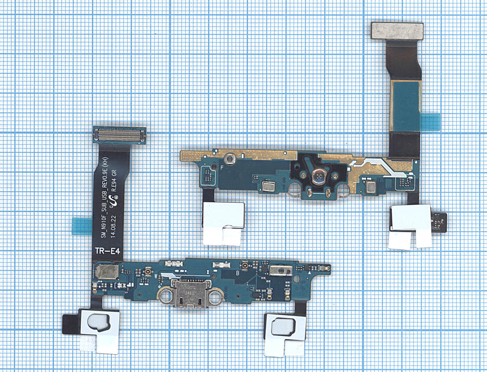 Шлейф разъема питания для Samsung Galaxy Note 4 N910