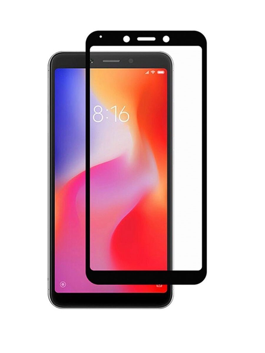 Защитное стекло 5D во весь экран Xiaomi Redmi 6A