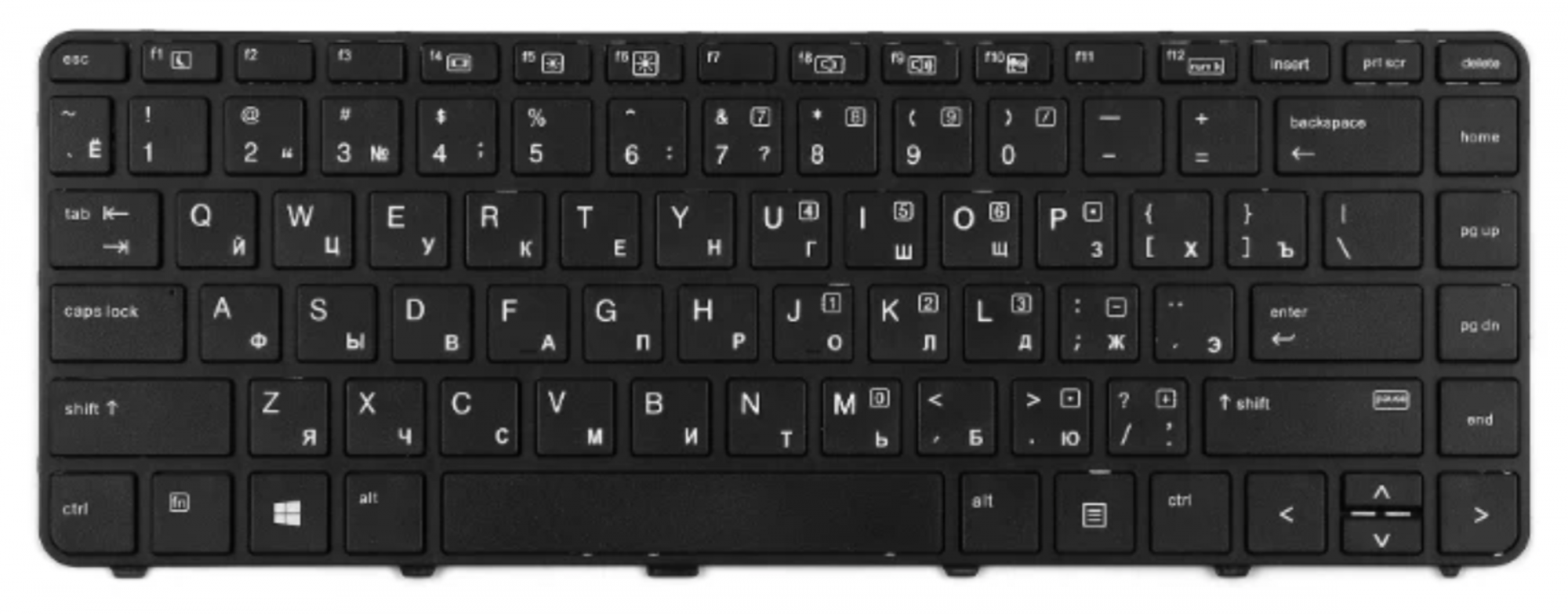 Клавиатура HP ProBook 440 G3 черная OEM