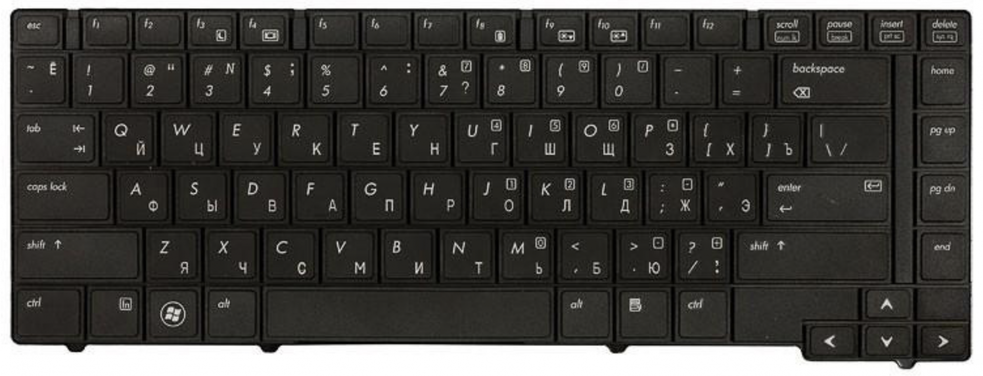 Клавиатура HP ProBook 6440b версия 2, OEM