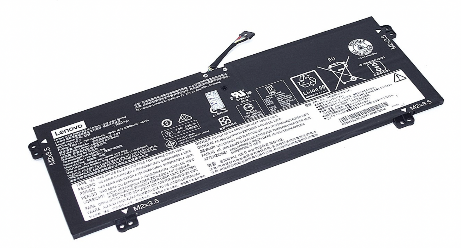 Аккумулятор Lenovo Yoga 720-13IKB 7.68V, 48Wh, OEM