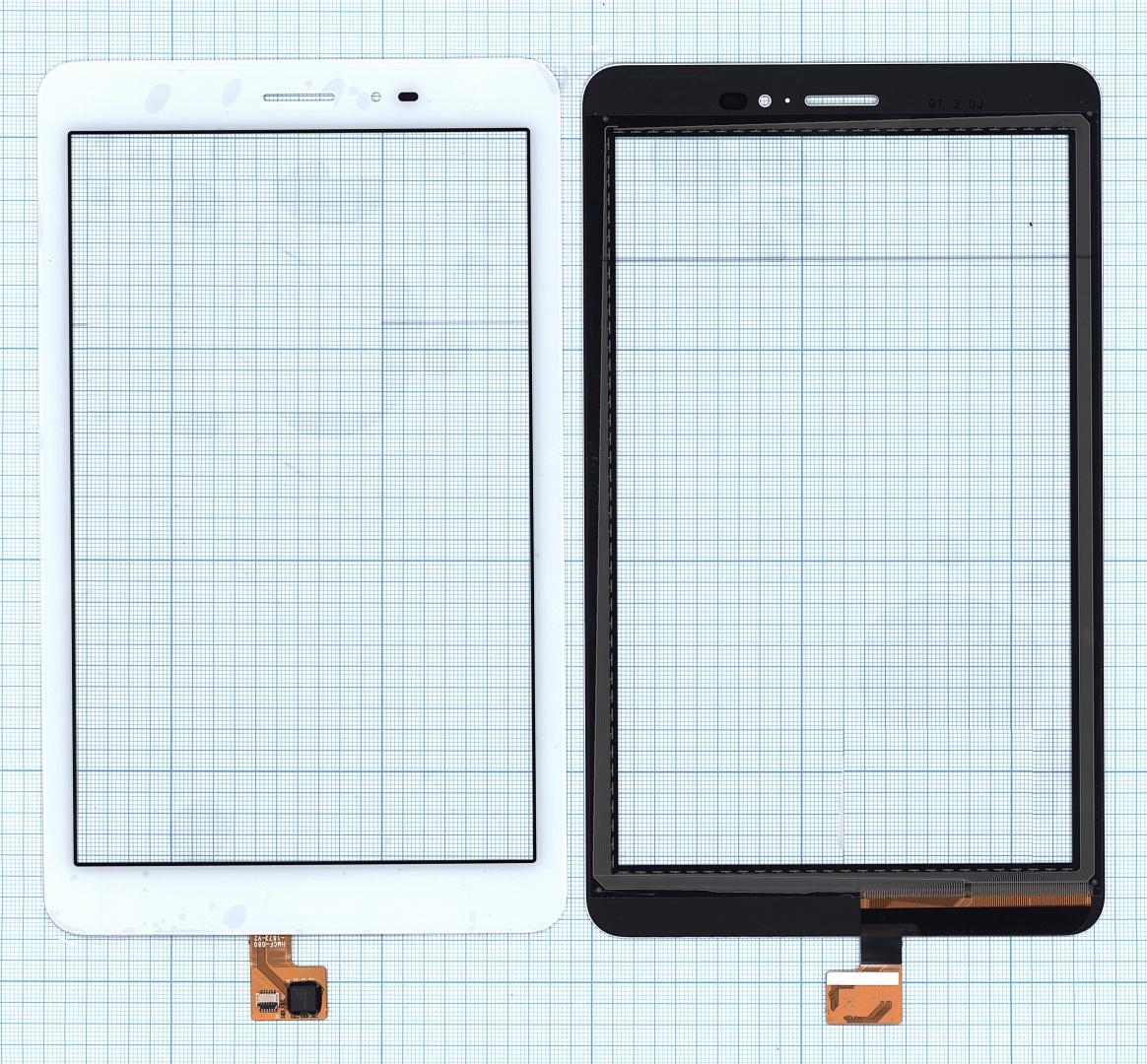 Сенсорное стекло (тачскрин) для Huawei MediaPad T1 8.0 белое