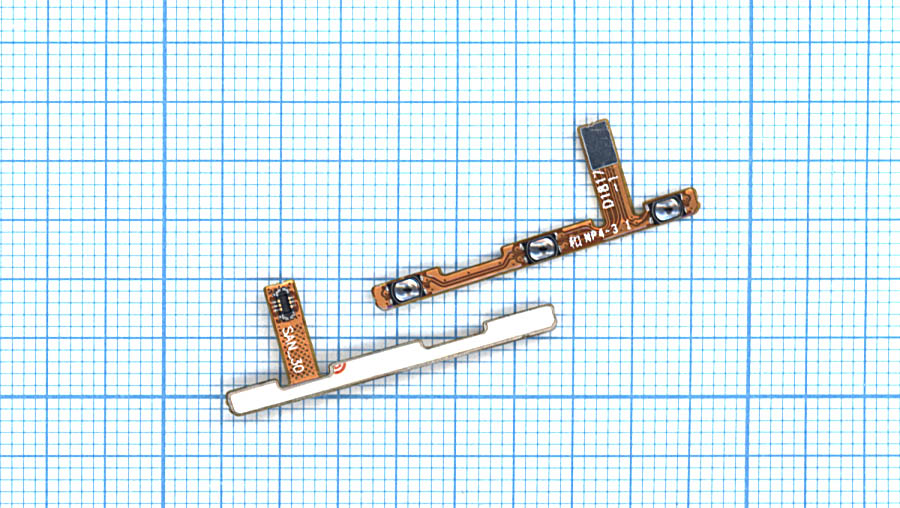 Шлейф кнопки включения и кнопок громкости для Nokia 3.1