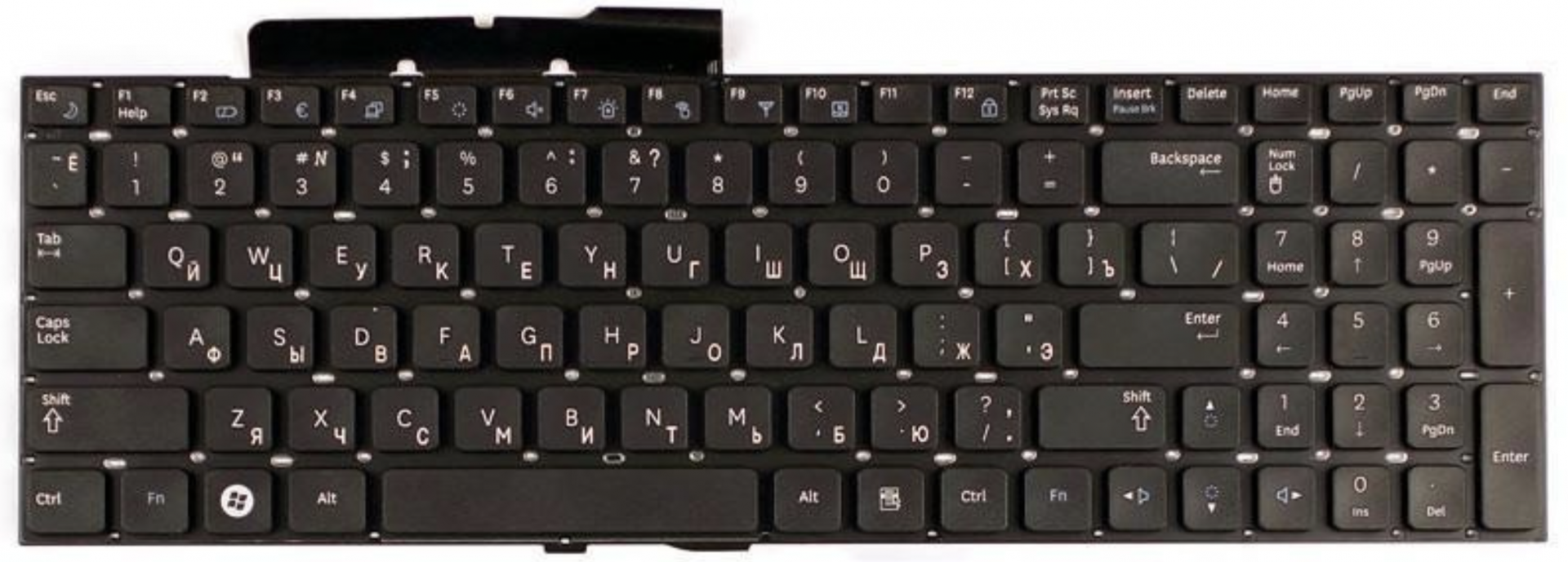 Клавиатура Samsung RF511-S02RU черная OEM