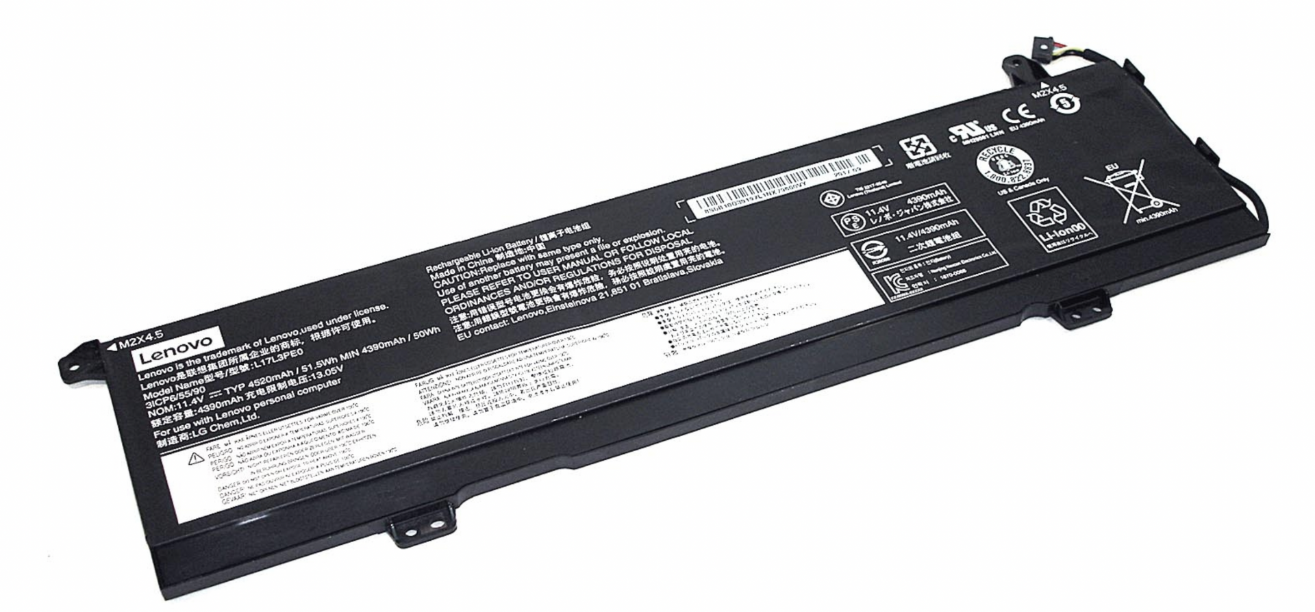 Аккумулятор Lenovo Yoga 730-15IKB (81CU) 11.4V, 4520mAh, Original