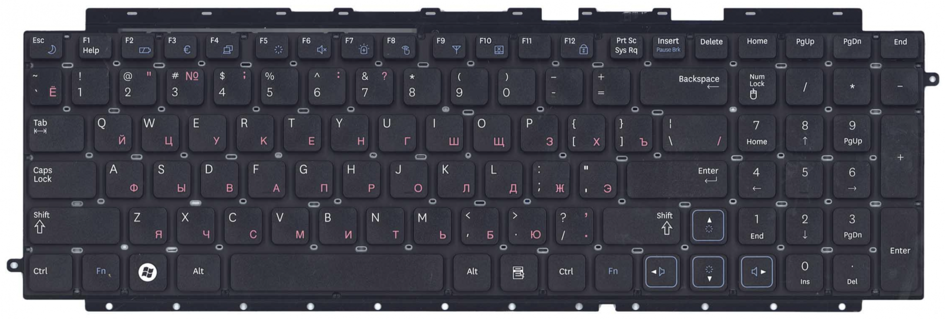 Клавиатура Samsung RC710 OEM