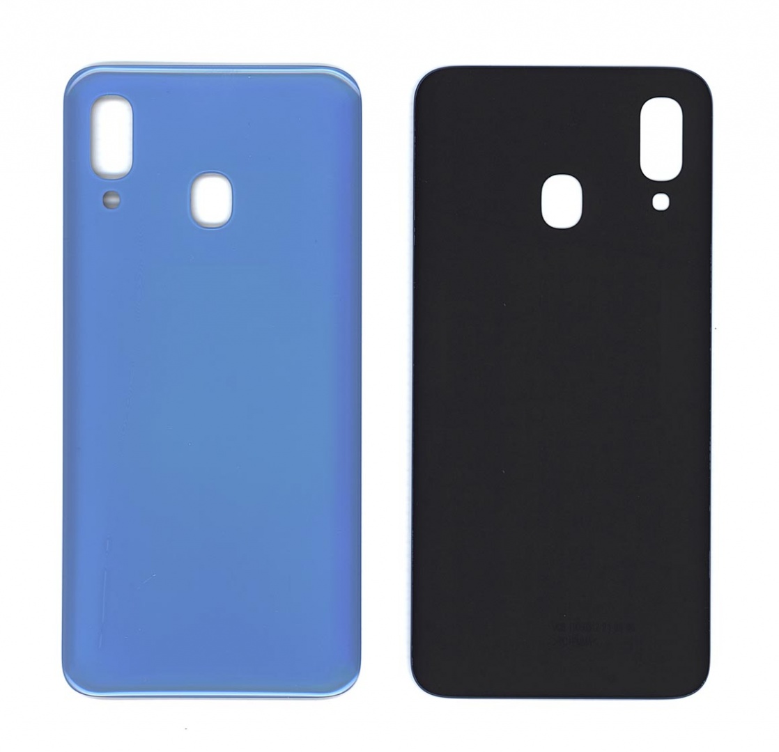 Задняя крышка для Samsung A405F Galaxy A40 (2019) голубая