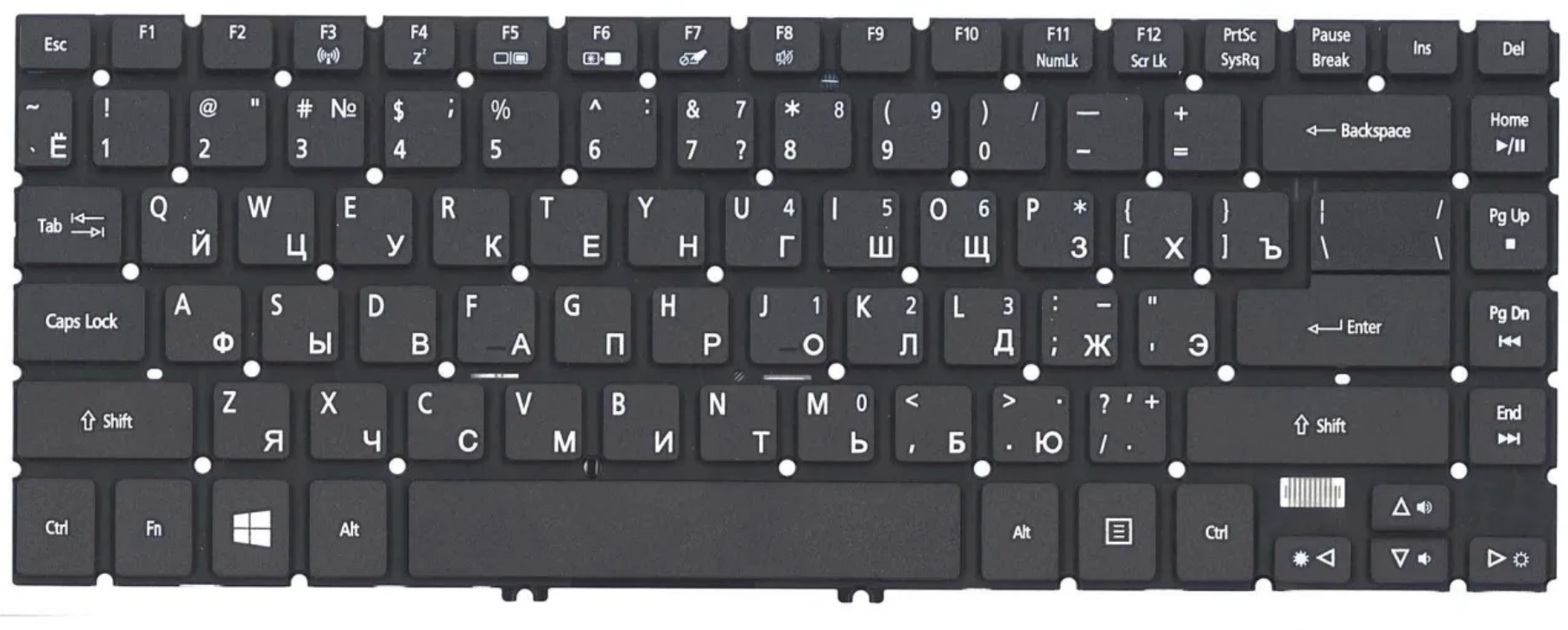Клавиатура Acer Aspire V7-481PG OEM