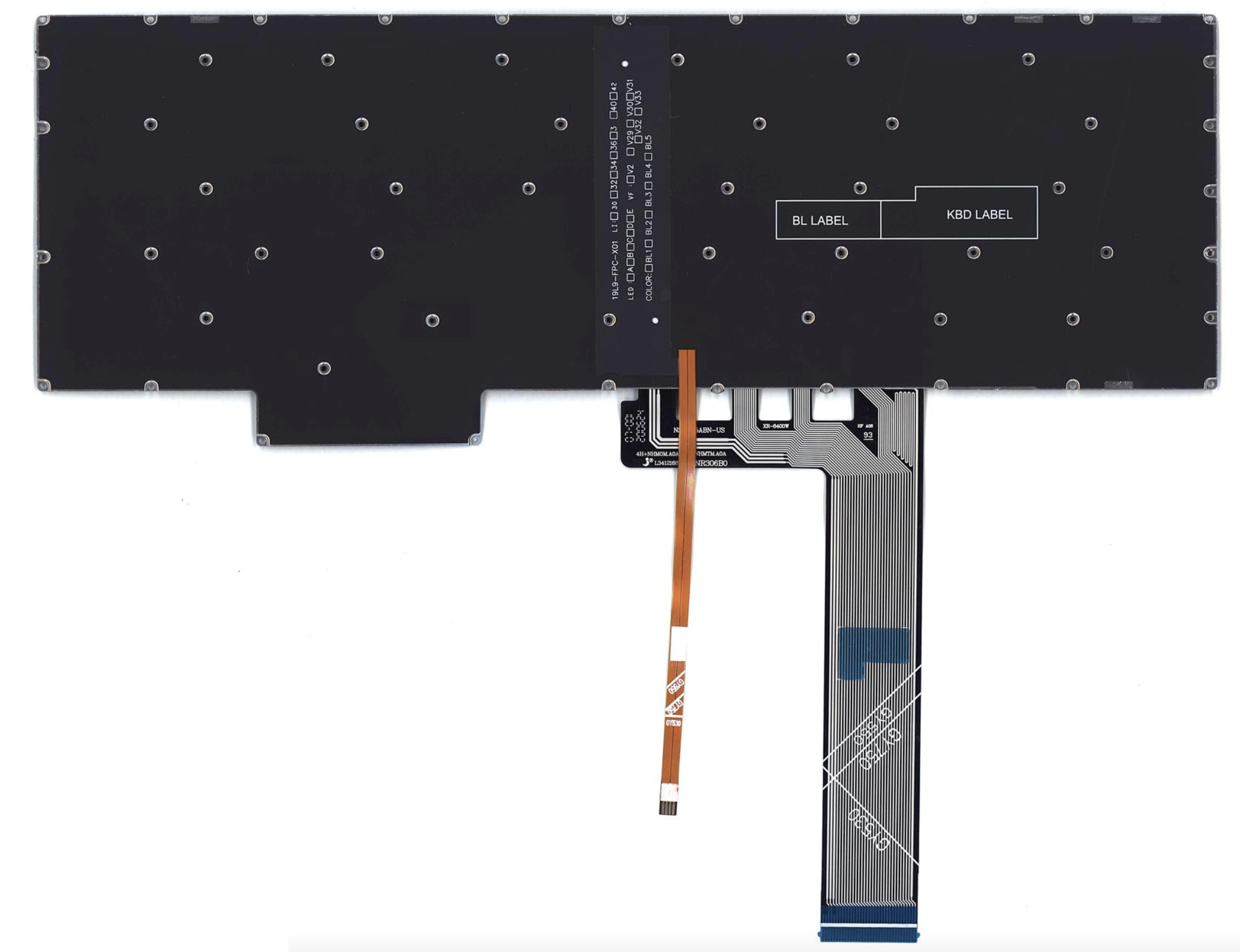 Клавиатура Lenovo Legion 5-15IMH05 с подсветкой, OEM