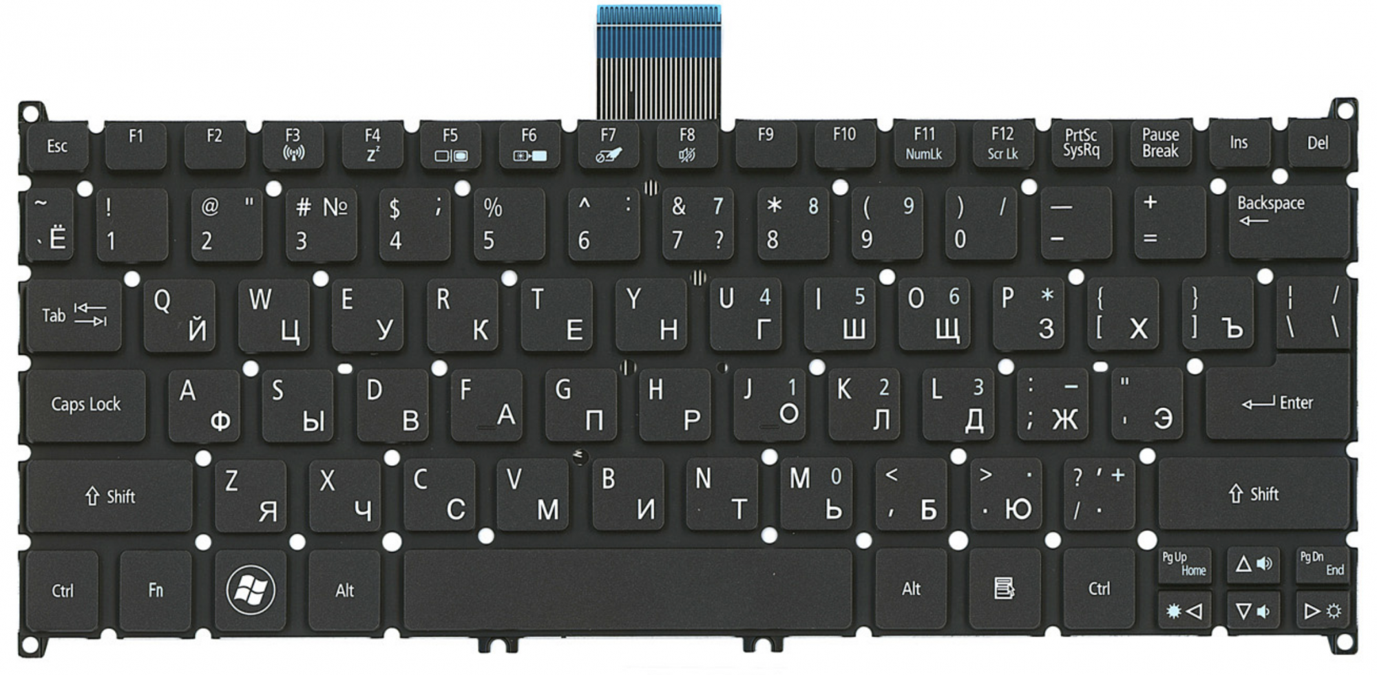 Клавиатура Acer Aspire S3-951 OEM