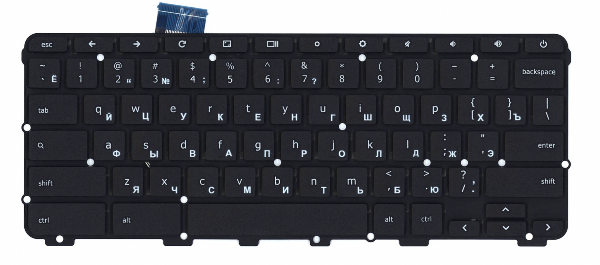 Клавиатура Lenovo Chromebook N22 без рамки, OEM