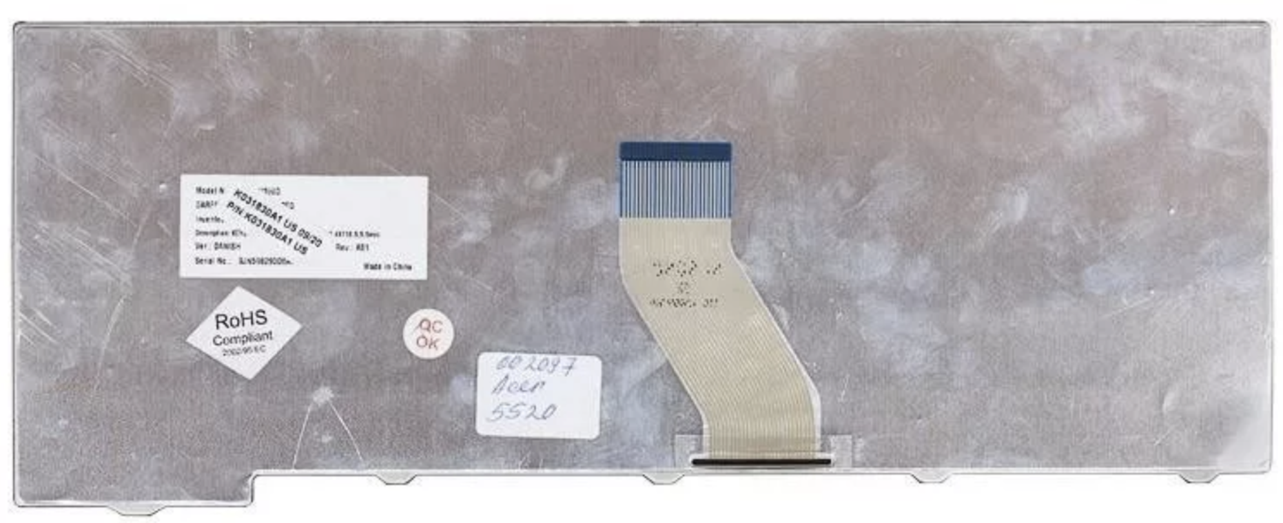 Клавиатура Acer Aspire 5520 белая, OEM