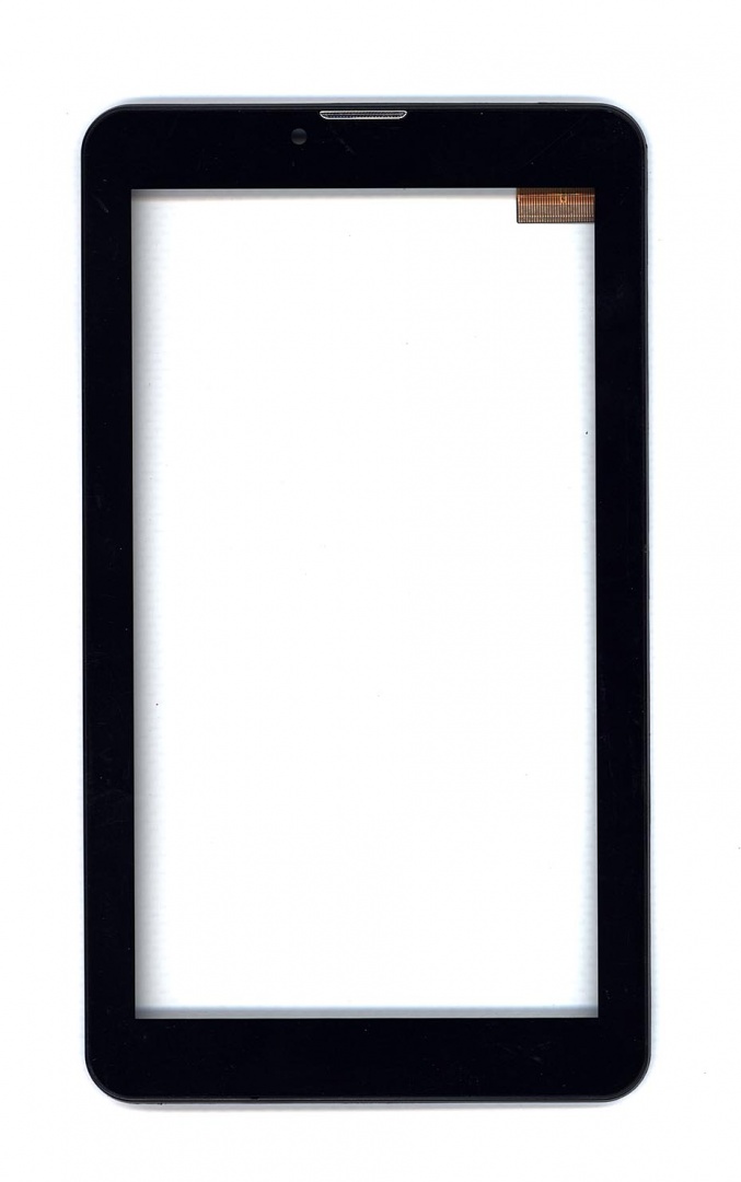 Сенсорное стекло (тачскрин) для Irbis TZone черное c рамкой