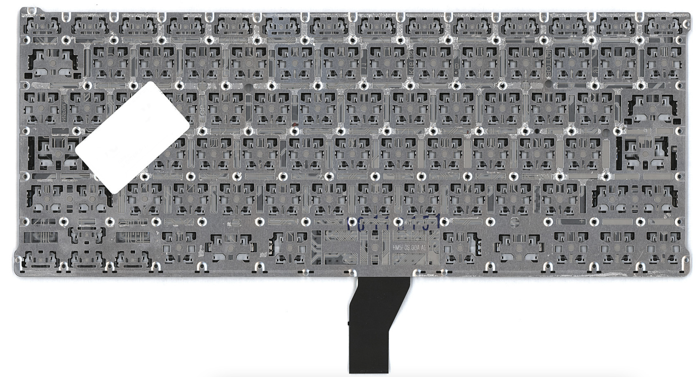 Клавиатура Apple MacBook Air 13.3" 2017 A1466 (MQD32LL/A) плоский Enter, без подсветки, OEM