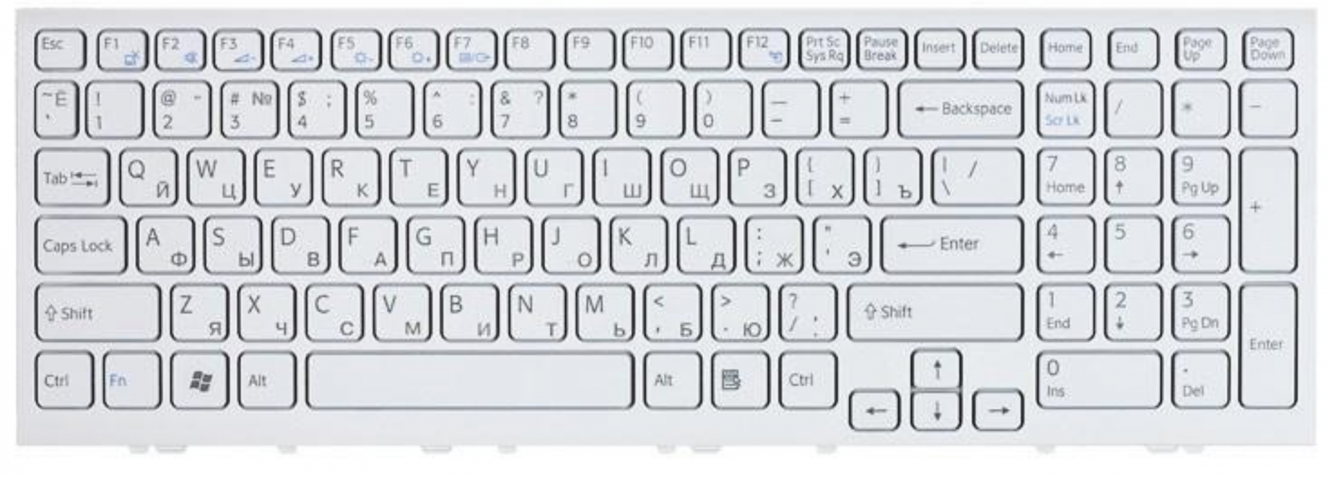 Клавиатура Sony VAIO VPCEH2L4E OEM