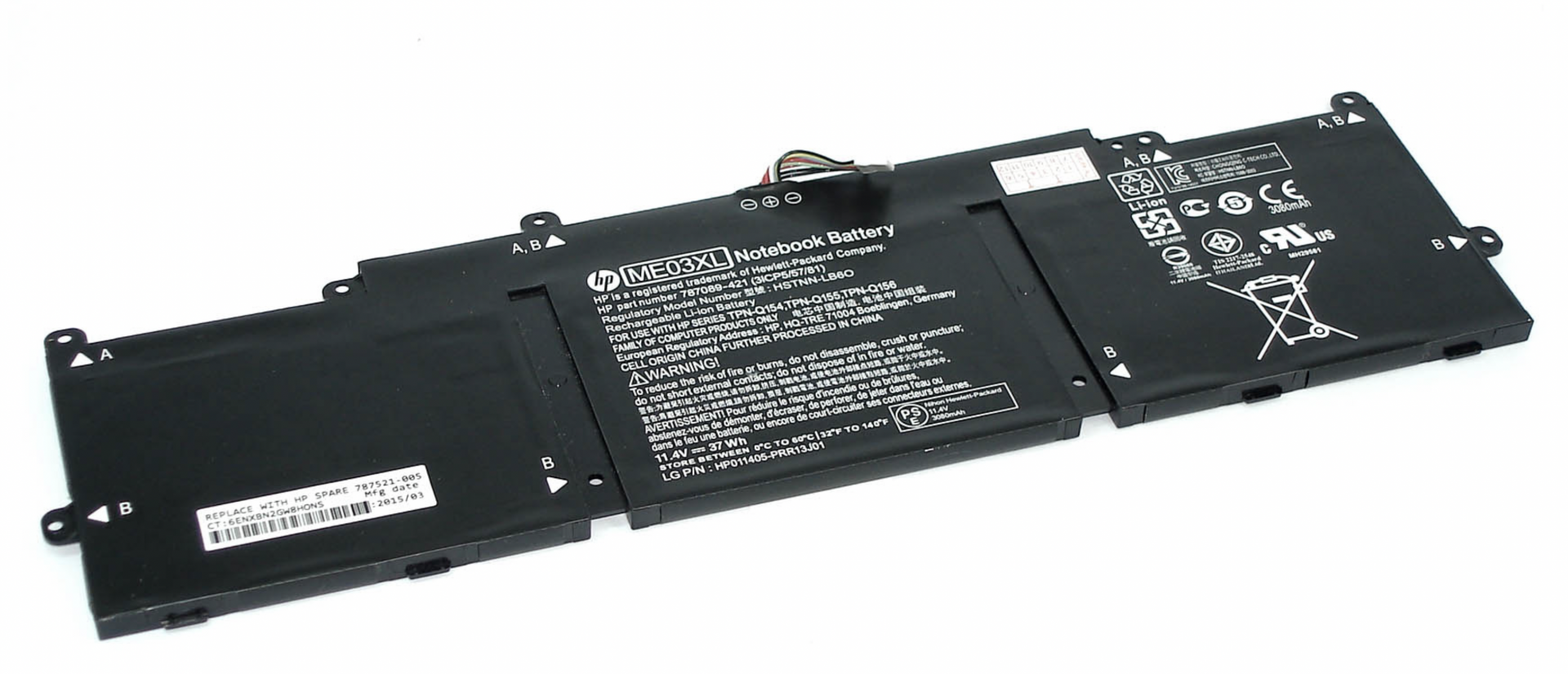 Аккумулятор HP Stream 11-c000 11.4V, 37Wh, Original