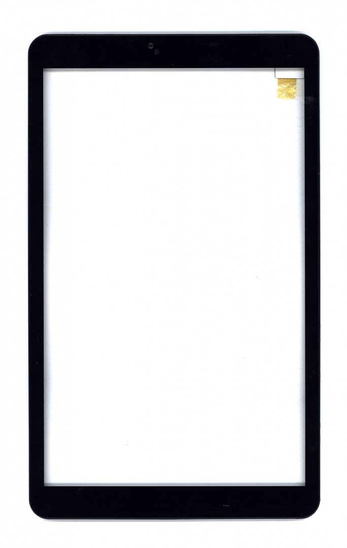 Сенсорное стекло (тачскрин) для Irbis TZ102 черное с рамкой