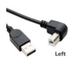 Кабель USB  2.0 на  USB-B угол влево 3 м
