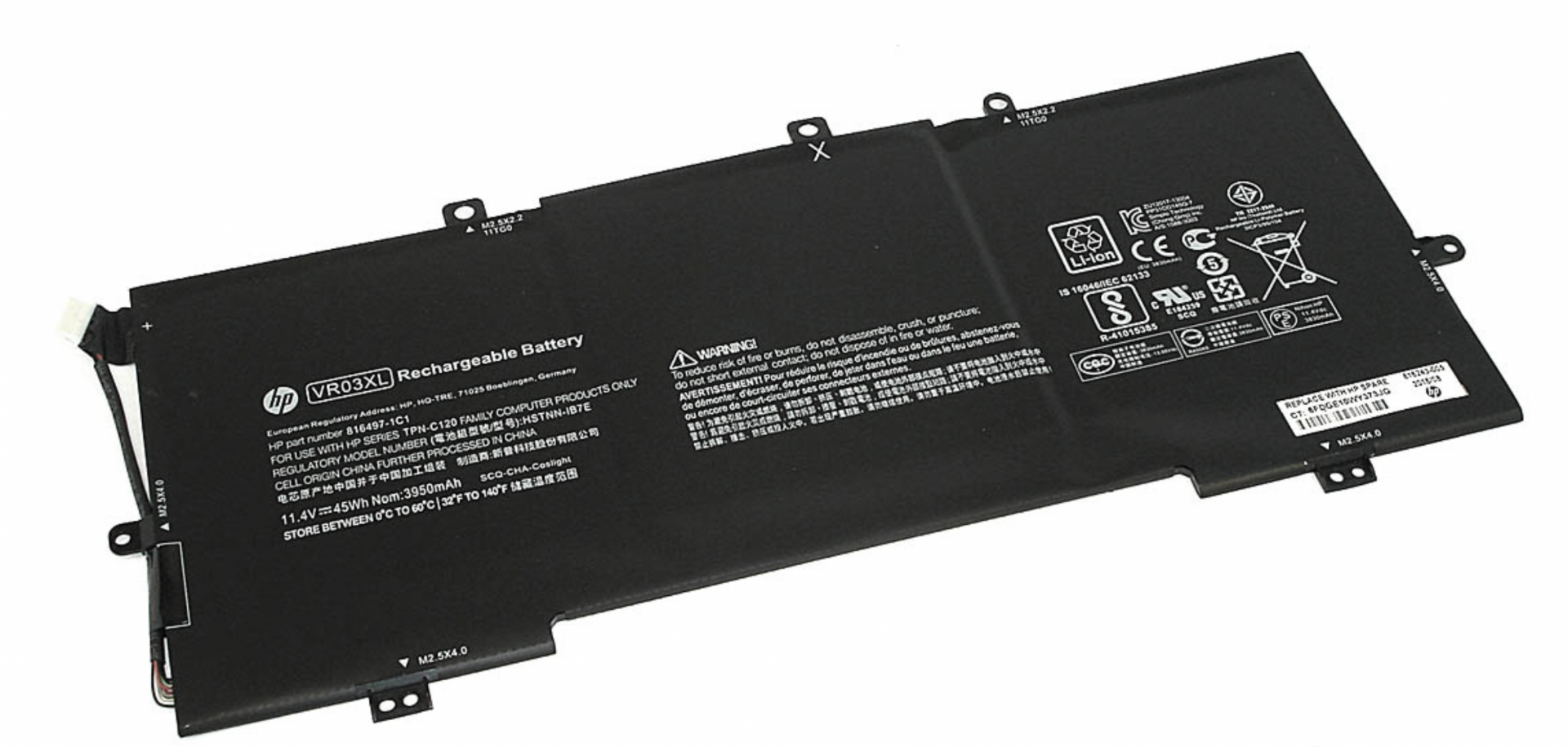 Аккумулятор HP Envy 13-D 11.4V, 45Wh, Original