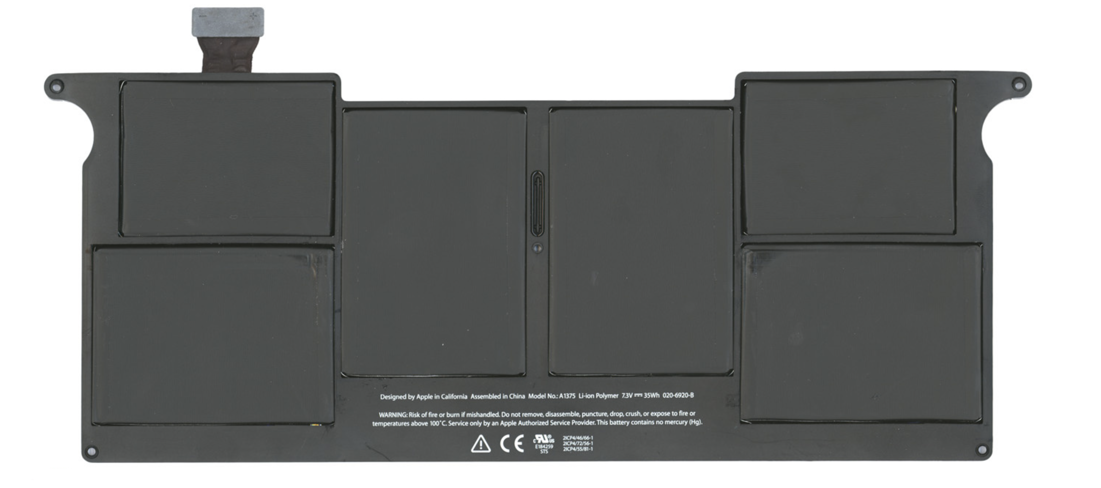 Аккумулятор Apple MacBook Air 13.3" конец 2010 A1369 (MC503LL/A) 7.3V, 35Wh, Original