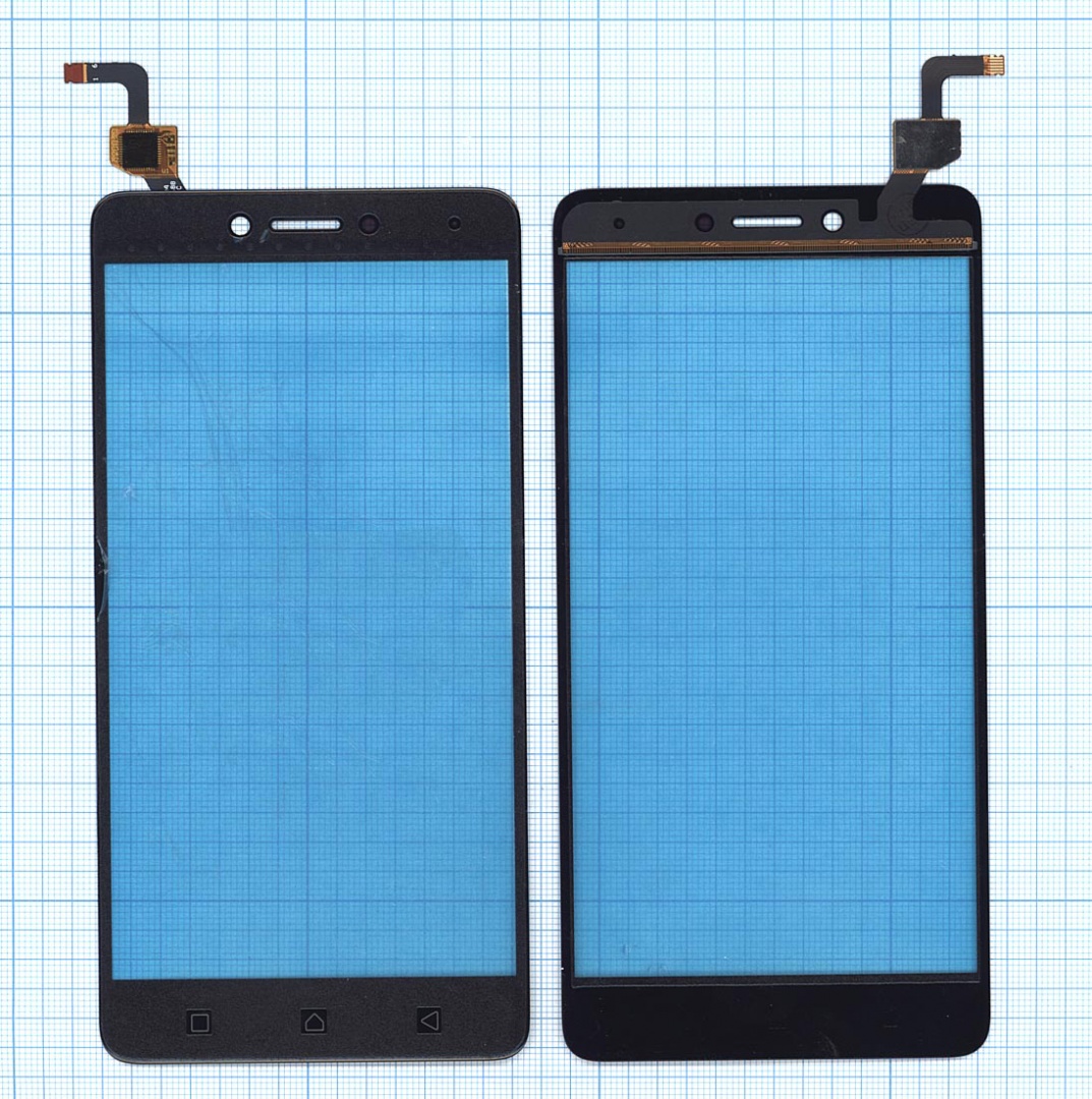 Сенсорное стекло (тачскрин) для Lenovo K6 Note (K53A48) черное