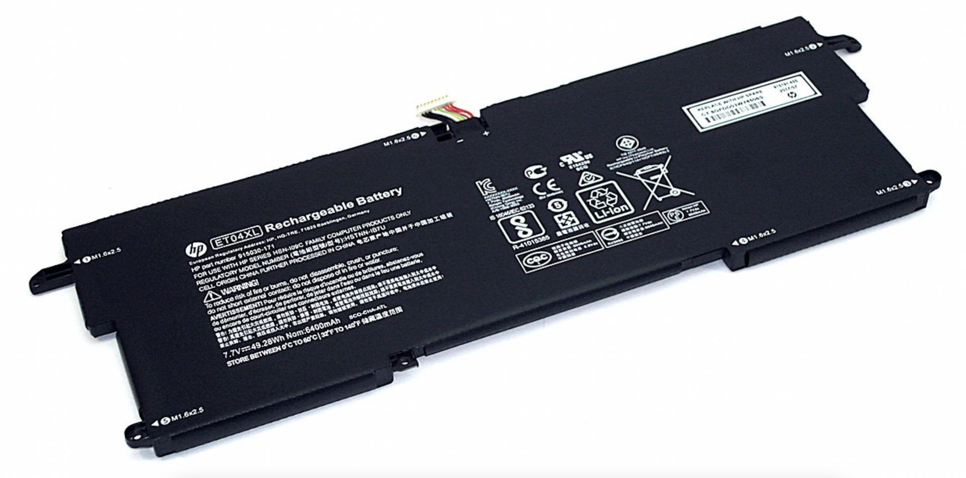 Аккумулятор HP EliteBook x360 1020 G2 7.7V, 6470mAh, Original