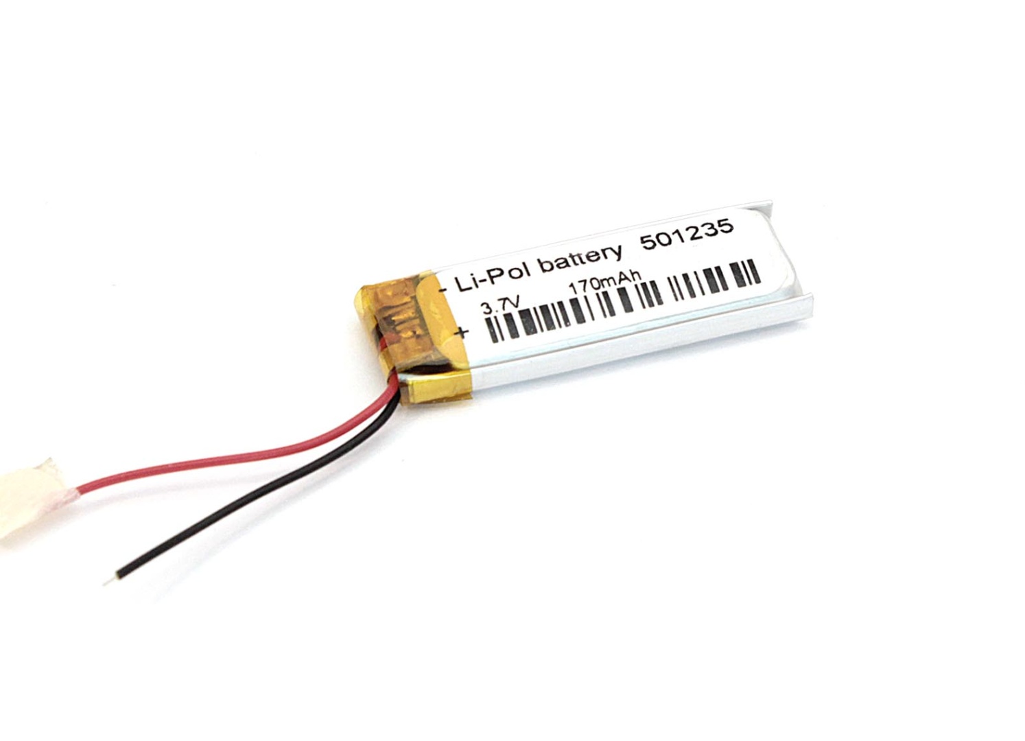 Аккумулятор Li-Pol (батарея) 5*12*35мм 2pin 3.7V/170mAh