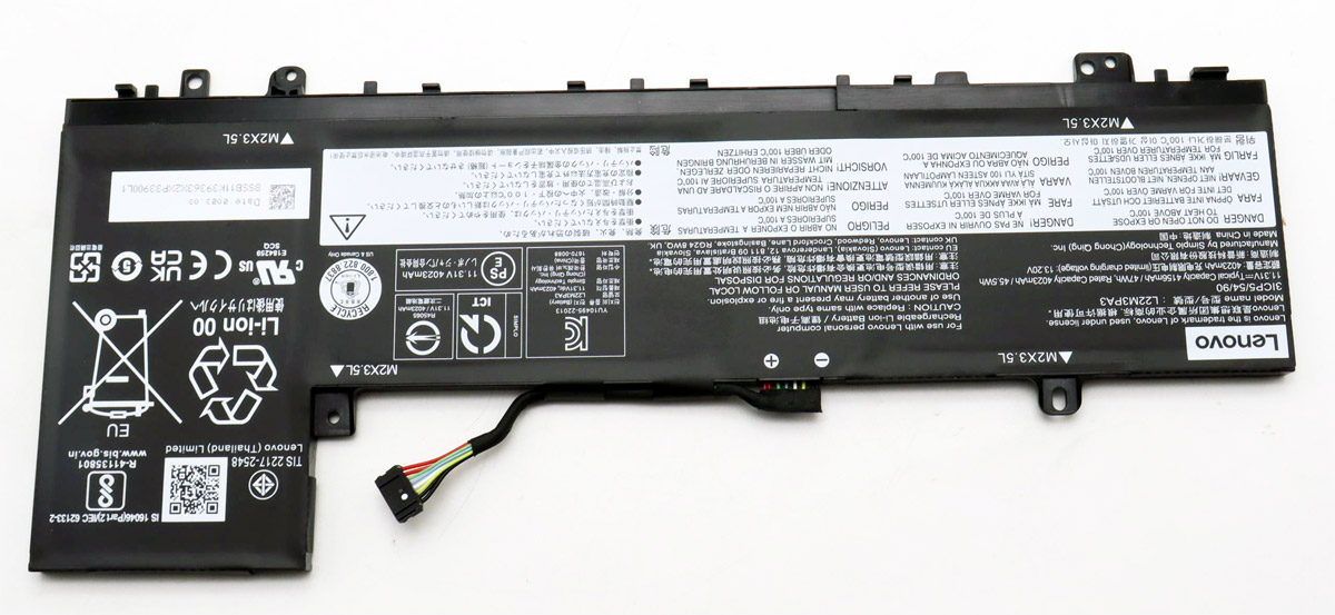 Аккумуляторная батарея для Lenovo IdeaPad Slim 5 14IRL8 14ABR8 (L22M3PA3) 11.31V 47Wh