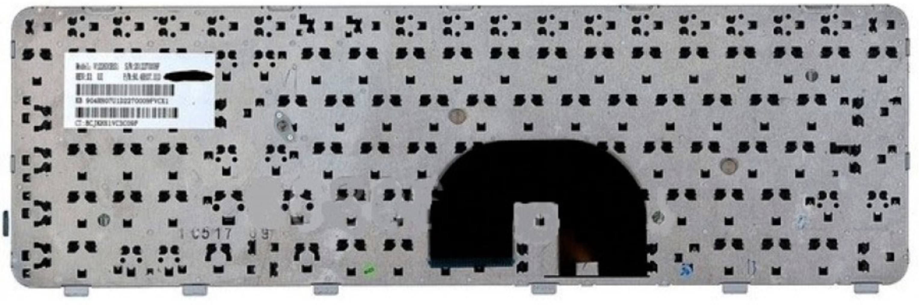 Клавиатура HP Pavilion dv6-6b01er серебристая, OEM