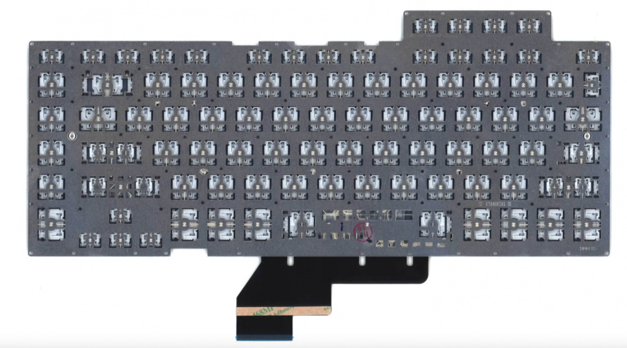 Клавиатура ASUS ROG GU502GU-ES065 ZEPHYRUS M c подсветкой, маленький энтер, OEM