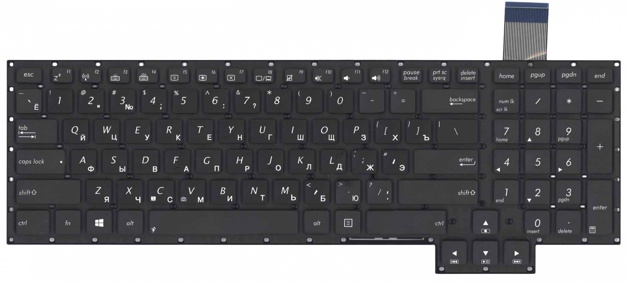 Клавиатура ASUS ROG G750JS без рамки, OEM