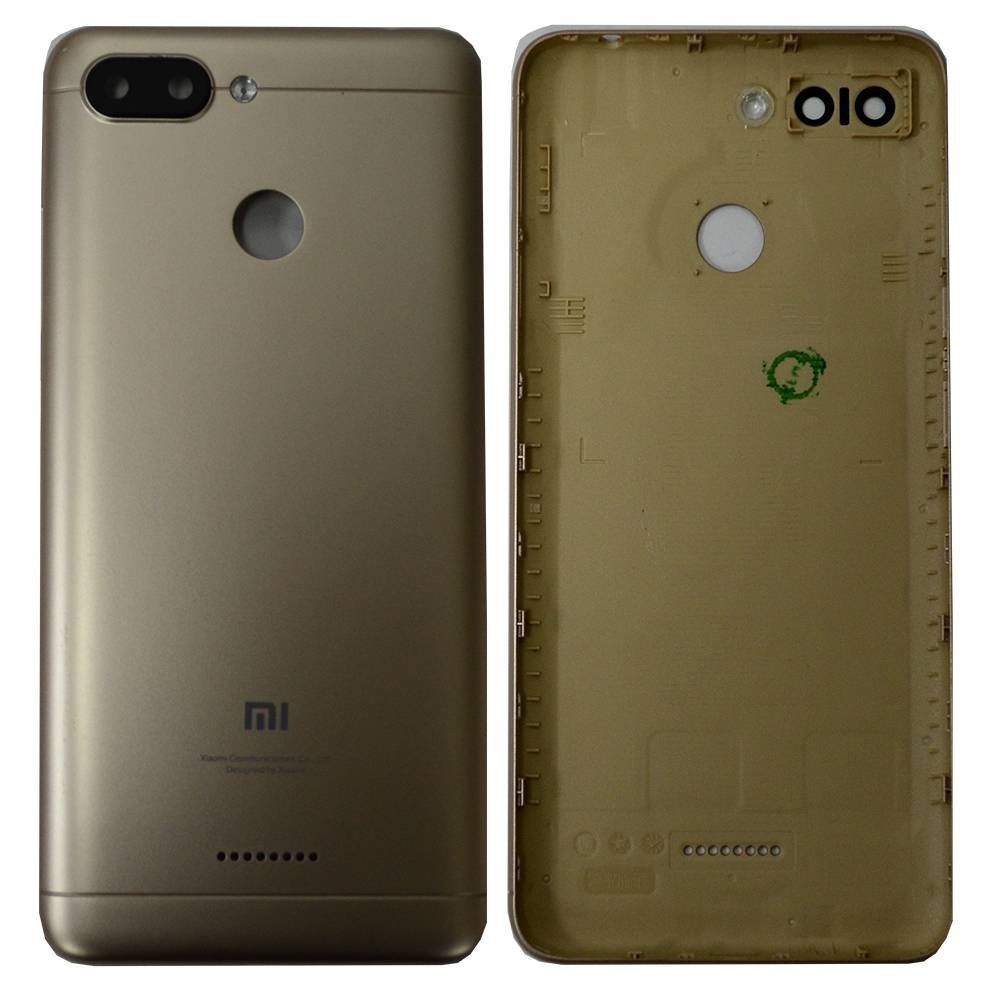 Задняя крышка Xiaomi Redmi6 золото orig Factory AA