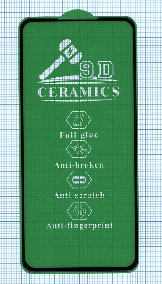 Керамическая пленка (стекло) для Vivo V15 Pro черная