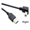 Кабель USB  2.0 на  USB-B угол вправо 5 м