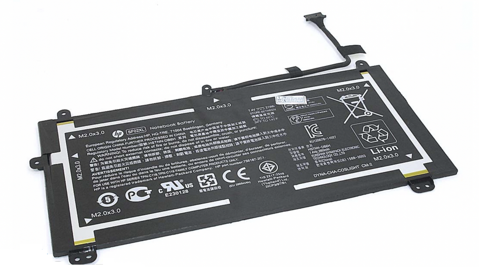 Аккумулятор HP Pavilion 10-k000 7.4V, 21Wh, Original